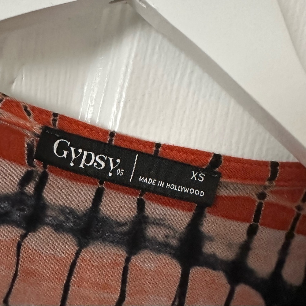 Orange and Black Dress - Picture 5 of 5